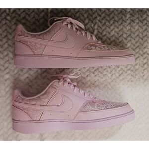 Nike Dunk Low Court Vision Lace Pink Size:10 Women